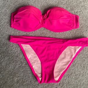 Hot pink bikini medium bottom 36C top